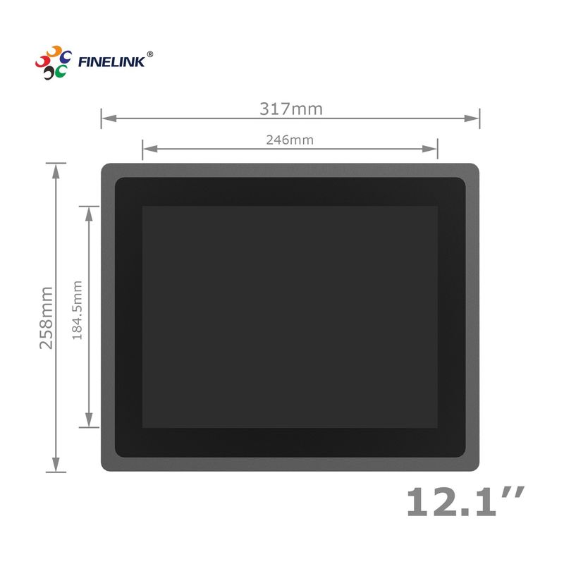 12.1 Zoll All-in-One Industrie-PCs OEM Industrie-All-in-One Computer