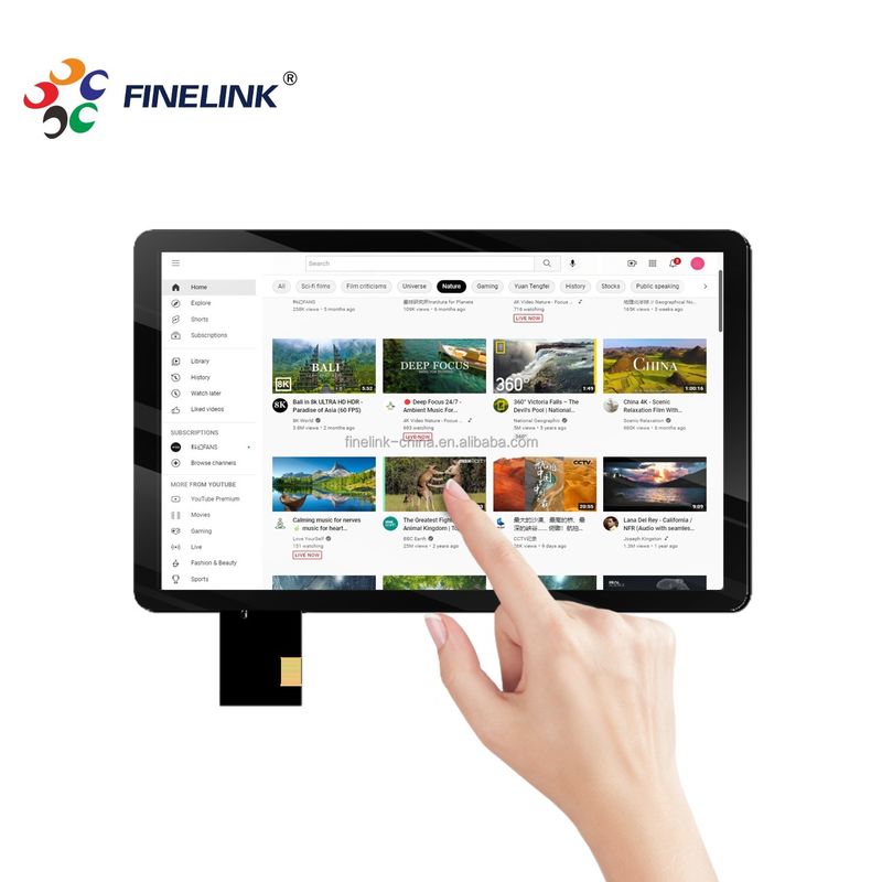 10.1 Zoll Kapazitäts- 10-Punkte-Multi-Touch-Bildschirm Schwarz Farbe ODM