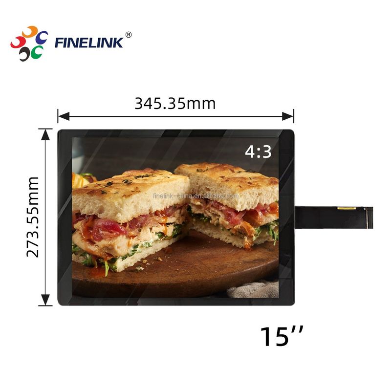 Kapazitiver 15-Zoll-Offenen-Rahmen-Monitor Multi-Touch-Bildschirm-Panel mit EETI Ilitek Controller