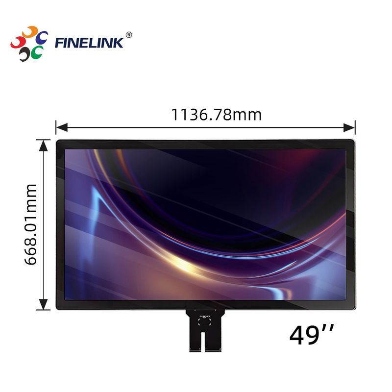 EETI ILIEK Lösung 49 Zoll Industrieller Touchscreen Monitor Schwarz Farbe