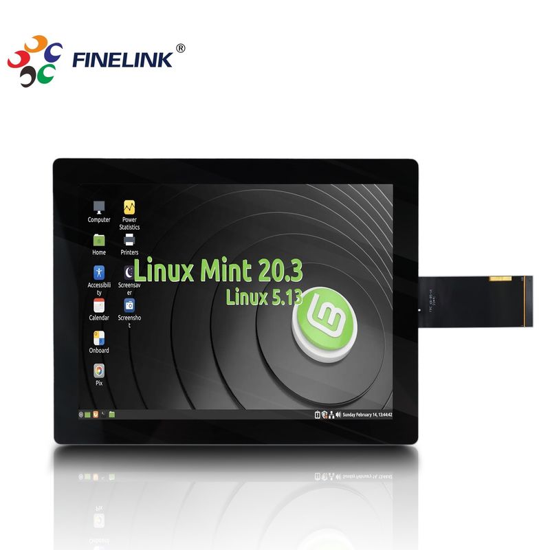 10.4 Zoll Multi-Touch-LCD-Bildschirm Kapazitiv RS232-Schnittstellenart
