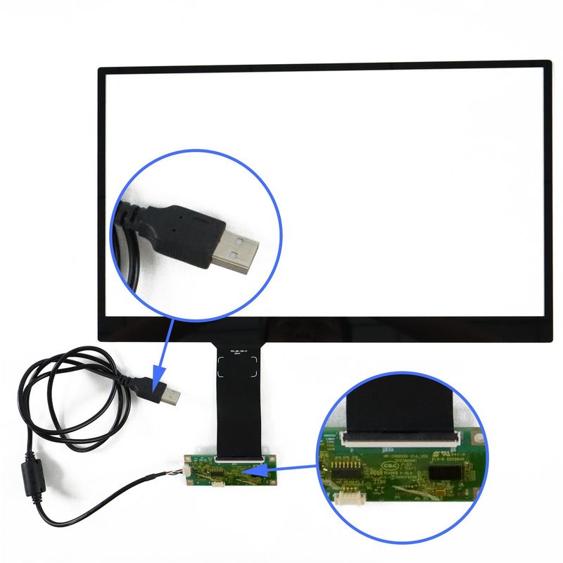 15.6 Zoll Kleingröße Kapazitive USB-Touchscreen-Panel für Wins Betriebssystem Hergestellt