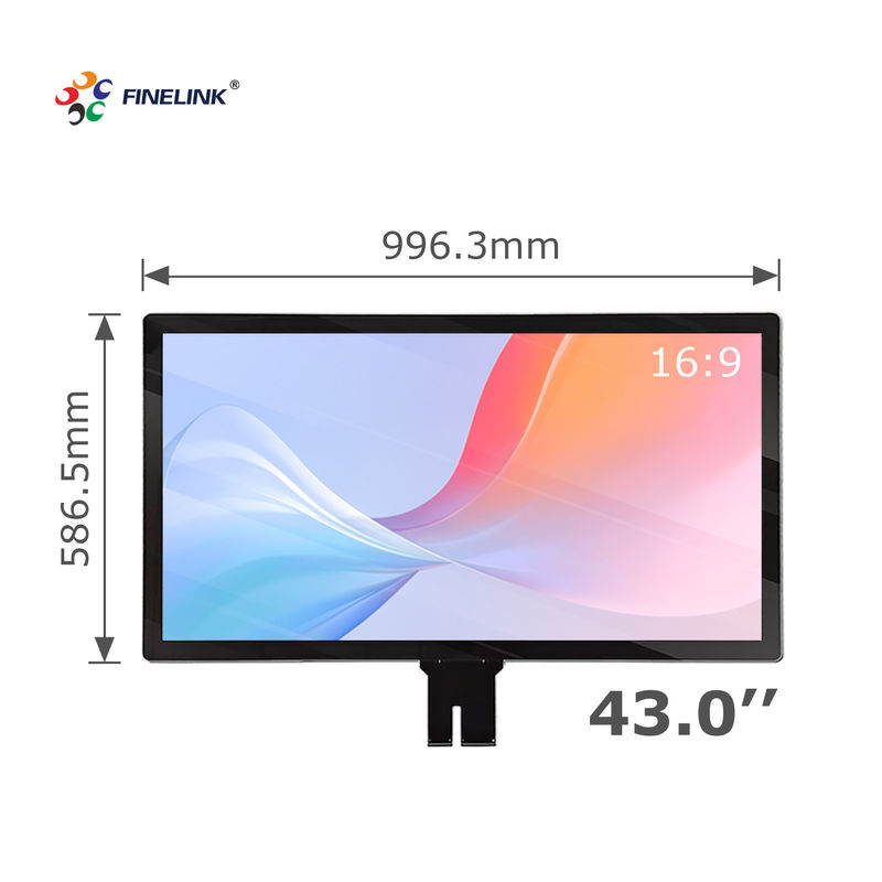 Benutzerfreundliche 43 Zoll I2C/USB/RS232 Schnittstelle PCAP G G Kapazitiv Touch Panel für Unternehmen