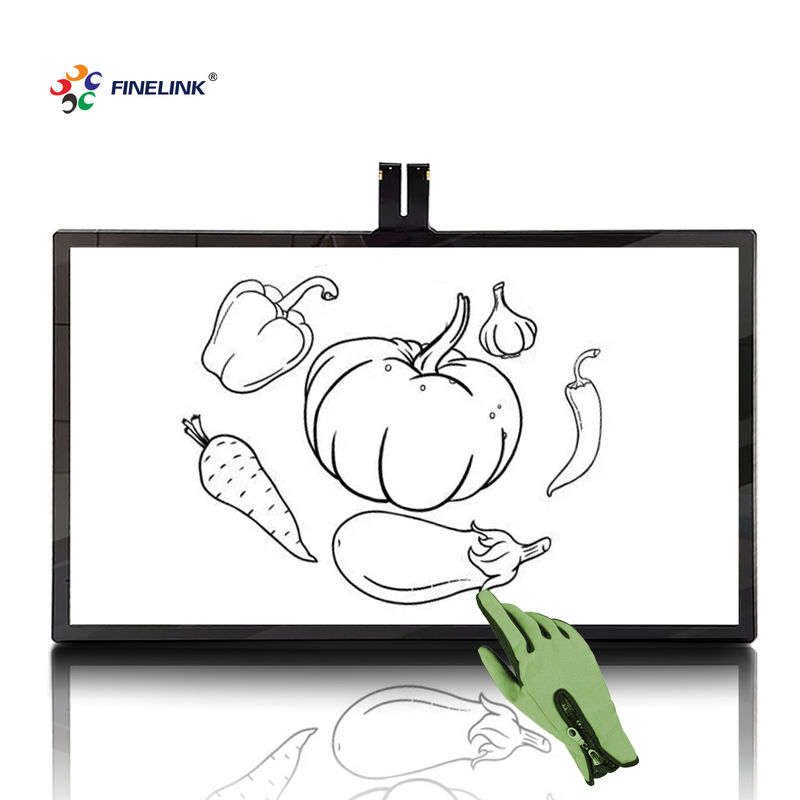 32-55 Zoll FINELINK LCD-Touchscreen PCAP schwarz Kapazitives Bildungs-Touchscreen
