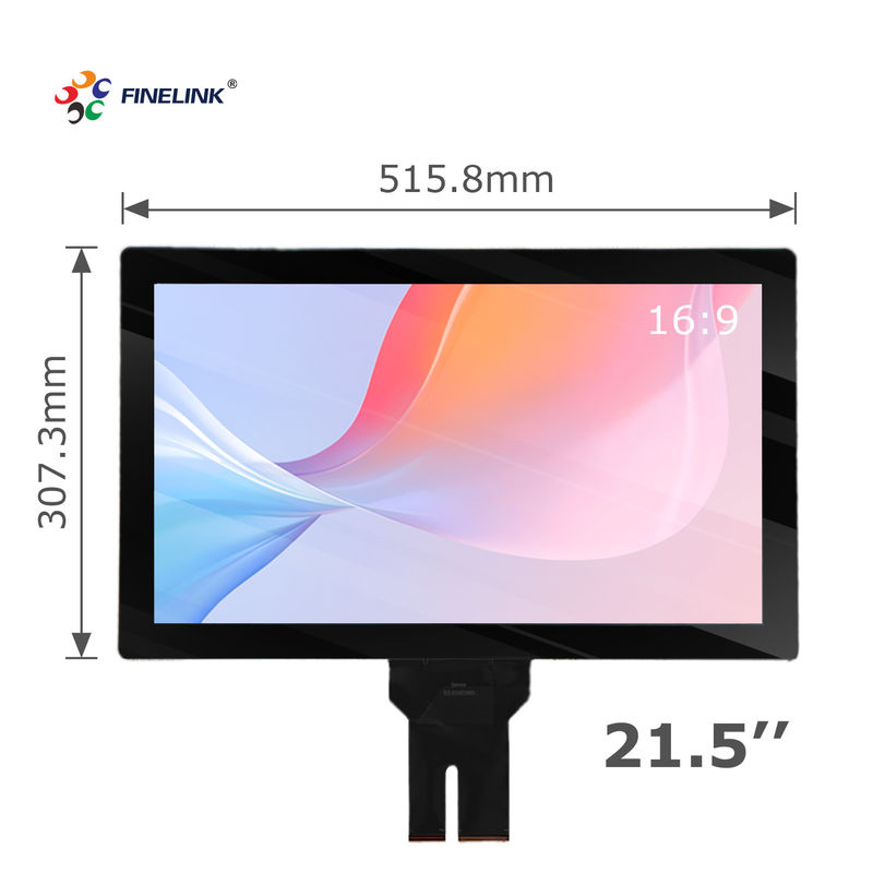 21.5 Zoll G G PCAP Touchscreen für POS-Terminalmonitor USB/I2C/Serial Port-Schnittstelle