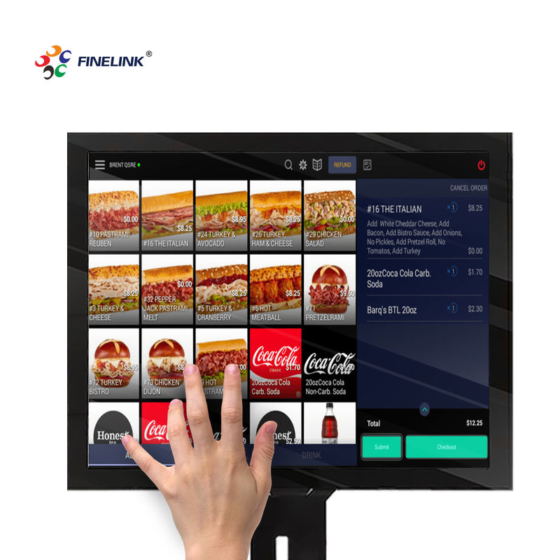 17 Zoll G G Kapazitive PCAP-Touch-Panel für Bank-Terminal USB/I2C/Serial-Port-Schnittstelle