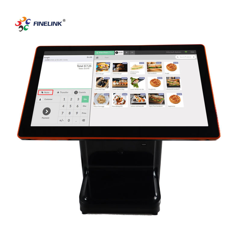 Glasglas FPC-IC-Struktur 21,5 Zoll Kapazitäts-Touch-Panel für POS-Terminalmonitor