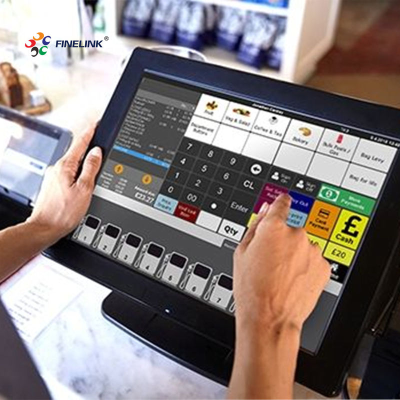 13.3 Zoll offener Bildschirm mit Touchscreen-Monitor ODM Glas Glas FPC-IC-Struktur