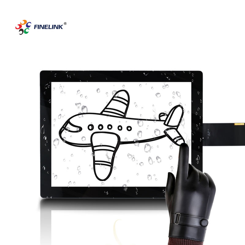 FINELINK 10.4 Projektiertes Kapazitäts-Touch-Panel 12,1 Zoll HMI-Industrielle Steuerungssystem