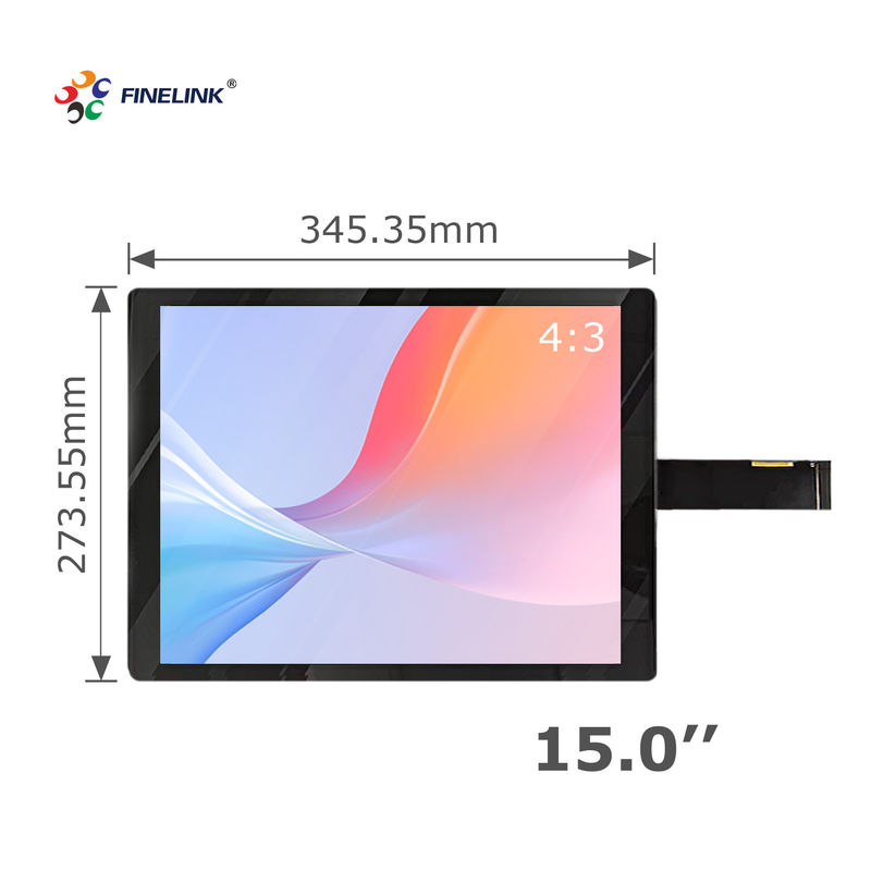 Custom 14 15 17 Zoll wasserdichtes LCD-Touchscreen-Panel mit EETI/ILITEK/SIS-Touchlösung