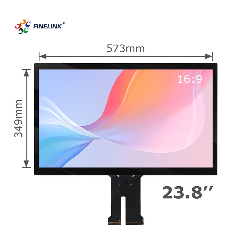Fabrik-Direktverkäufe 23,8 Zoll wasserdichter Touchscreen mit I2C/USB/RS232 Schnittstelle für Unternehmen