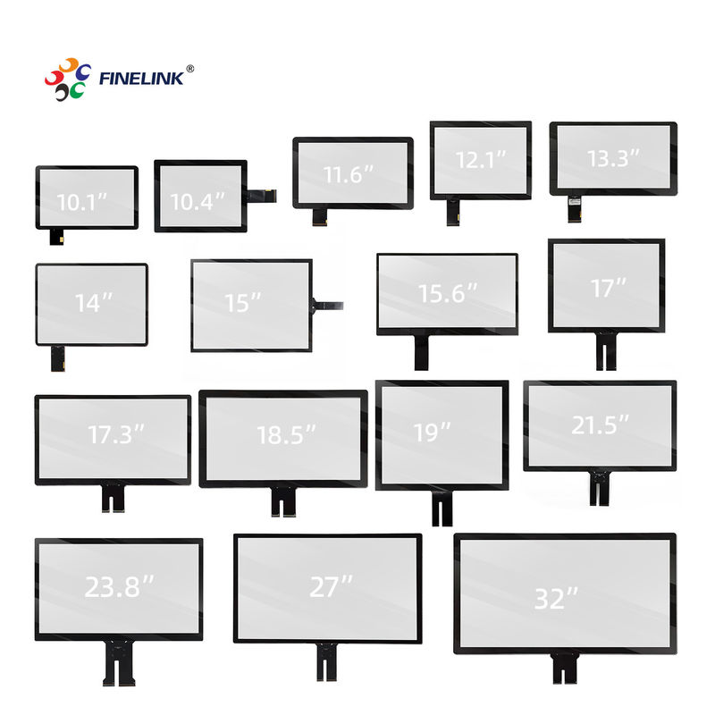 Multi-Touch-Kustomgröße IP65 wasserdicht PCAP-Touch-Panel mit 10-Punkte-Touch-USB/RS232/IIC-Schnittstelle